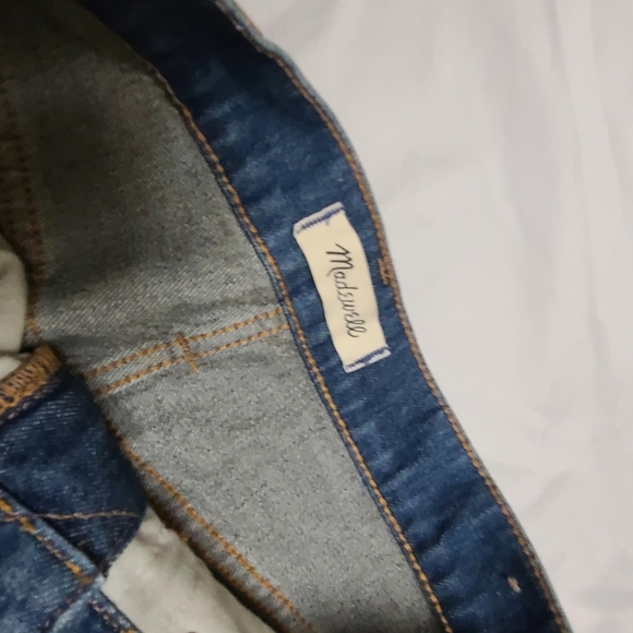 Madewell Blue Straight Leg Jeans - Picture 7 of 12